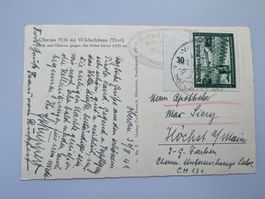 Postkart Deutsches Reich - Oberau (Tirol)