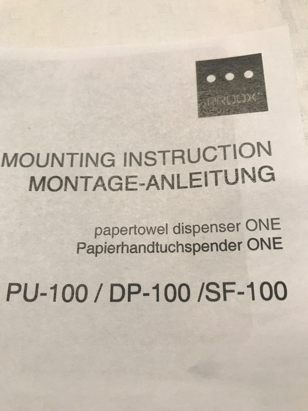 Portasciugamani: Papierhandtuchspender, One DP-100 – Nuovo (secondo la descrizione) da Winterthur venduto da efant12 5