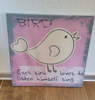 Leinwand Bird, 45x45cm
