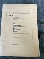 Hochwasser-abflussverhältnisse der bayrischen Donau 1971