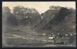 Schwende /Ebenalp, Teilansicht eines Ort