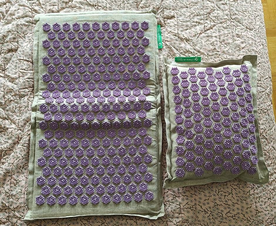 Bodenmatten: Kit tapis+coussin Champ de fleurs Bioloka – Neu (gemäss Beschreibung) aus Genève von Ellem70