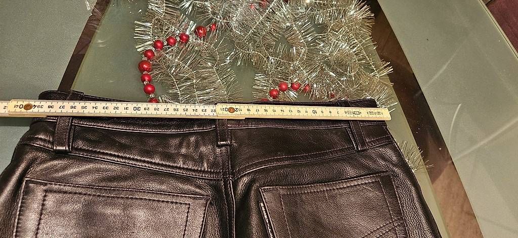 Hosen: Biker Lederhose Schwarz – Gebraucht aus Ittigen von Auderset 2