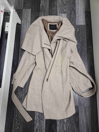 Zara Basic Wintermantel, Beige, Grösse XL Gute  Zustand!