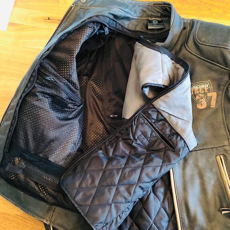 Vestes: Motorrad-Lederjacke Highway 1 Gr.48 – Neuf (Voir description) à Zürich par Max55555 1