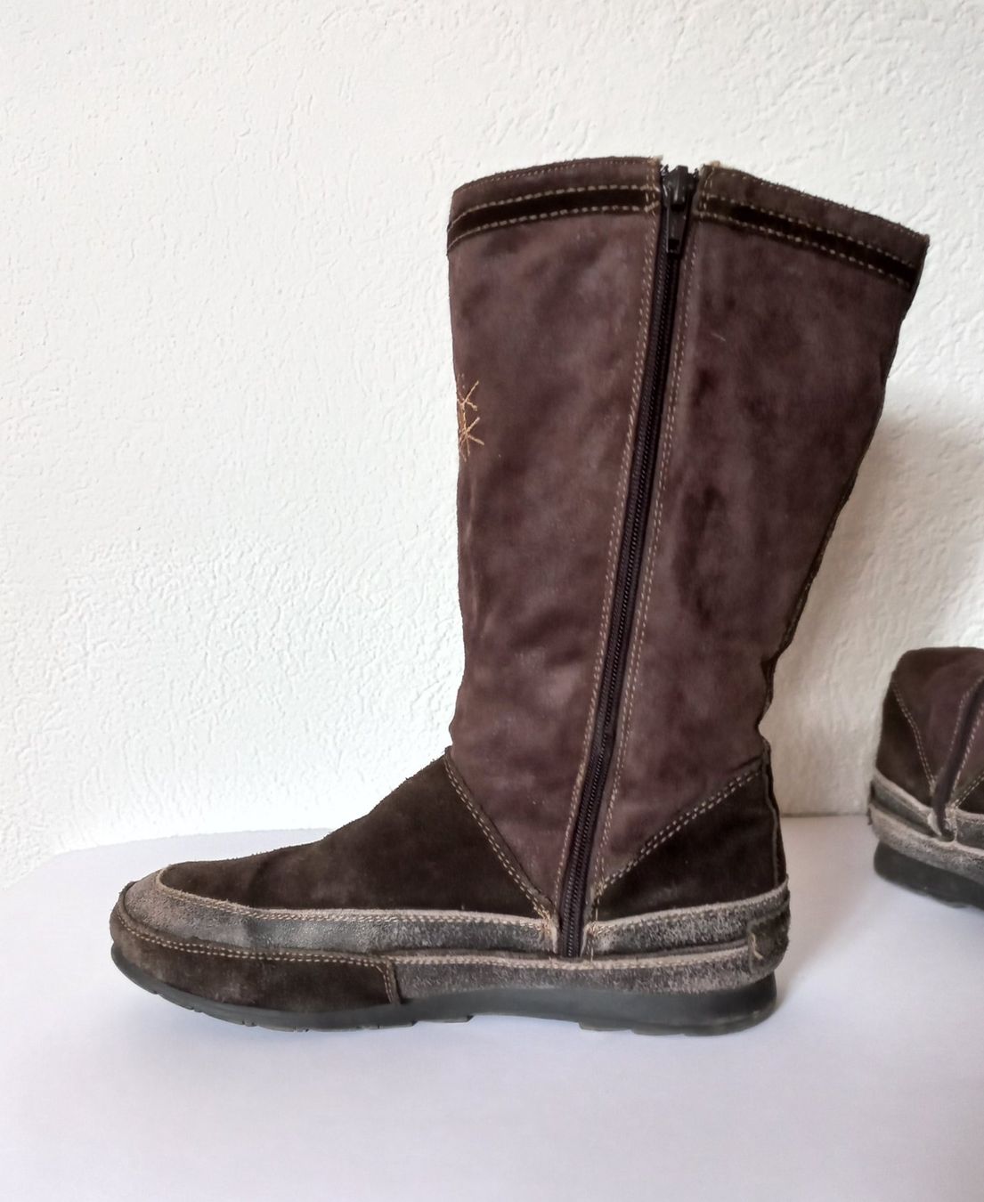 Scarpe da donna: Winterschuhe Leder/Wildleder Gr. 39 – Usato da Bévilard venduto da belkin 3