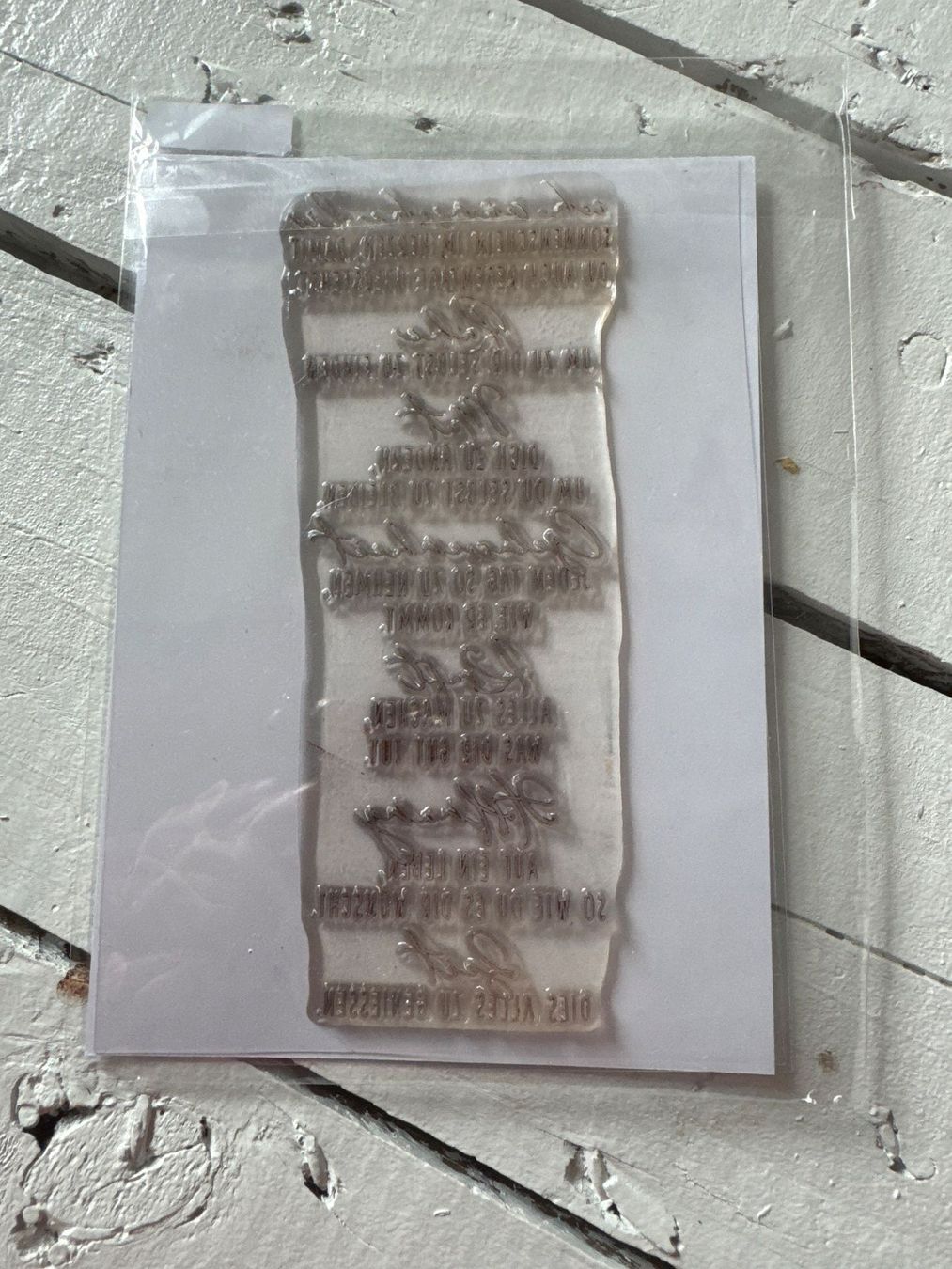 Stempel: Stempel "ich wünsche dir ..." / P – Gebraucht aus Neukirch (Egnach) von muolen 1