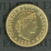 CHF___0.05 1989 stgl * nigelnagelneu! 5 Rappen