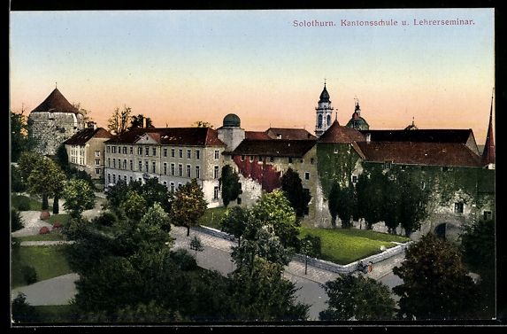 Cartes postales: Solothurn, Kantonsschule und Lehrersemin – D'occasion à Berlin par bartko-reher