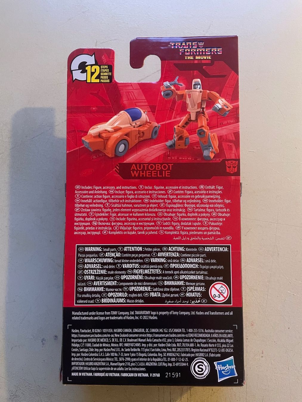 Hasbro Giocattoli: Transformers Studio Series Wheelie en boîte! – Usato da Corminboeuf venduto da Xorlevrai 1