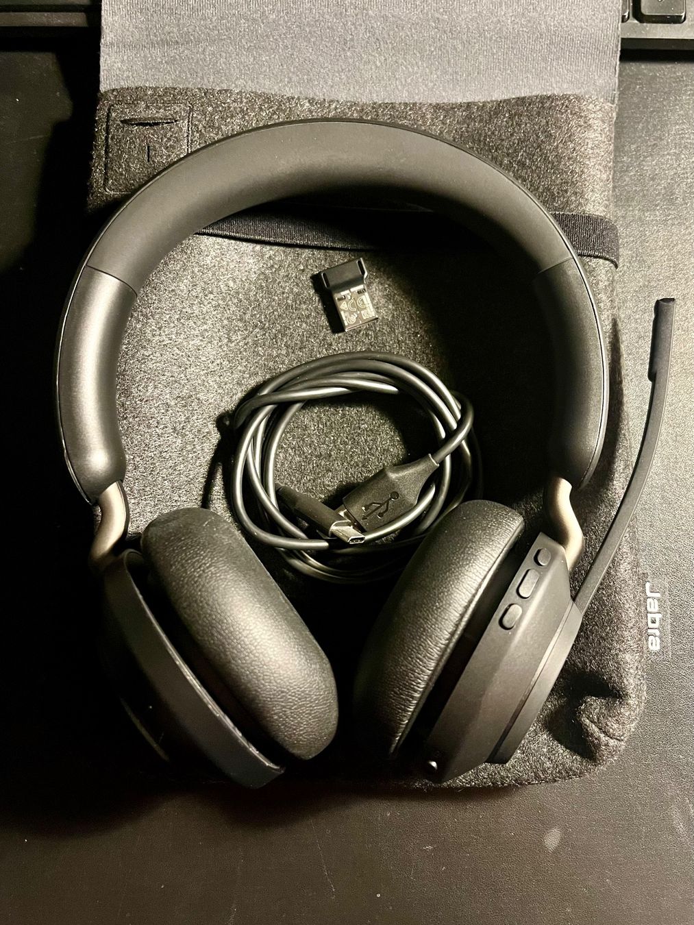 Jabra Cuffie: Jabra Wireless Headset mit USB-Dongle & Tasche – Usato da Rotkreuz venduto da rom_5nyh 2