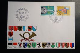 1967 Brief Sonderstempel Mustermesse Basel