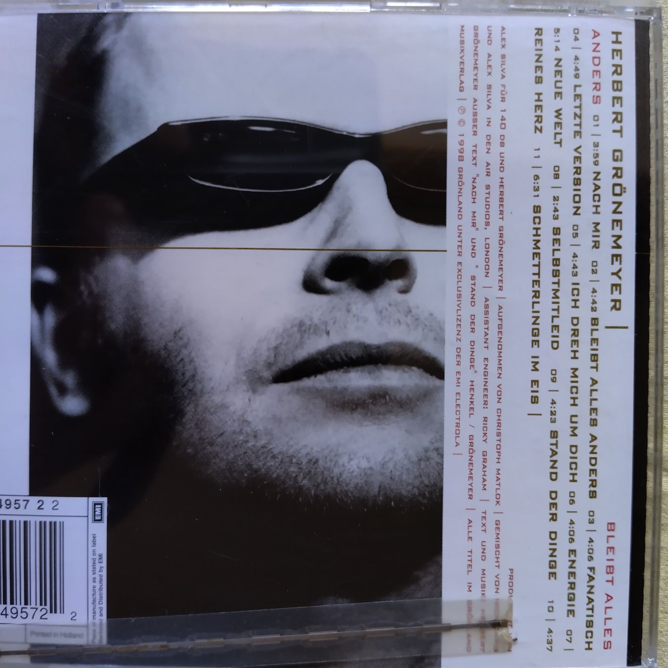 CD: CD von Herbert Grönemeyer – Usato da Buchs venduto da mdi_mpx5 3