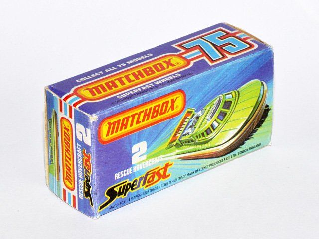 Matchbox Modellini d'auto: Matchbox Lesney Superfast No.2 RES. HOVERCRAFT / ORIGINALBOX – Usato da Zufikon venduto da MatchboxCorner 3