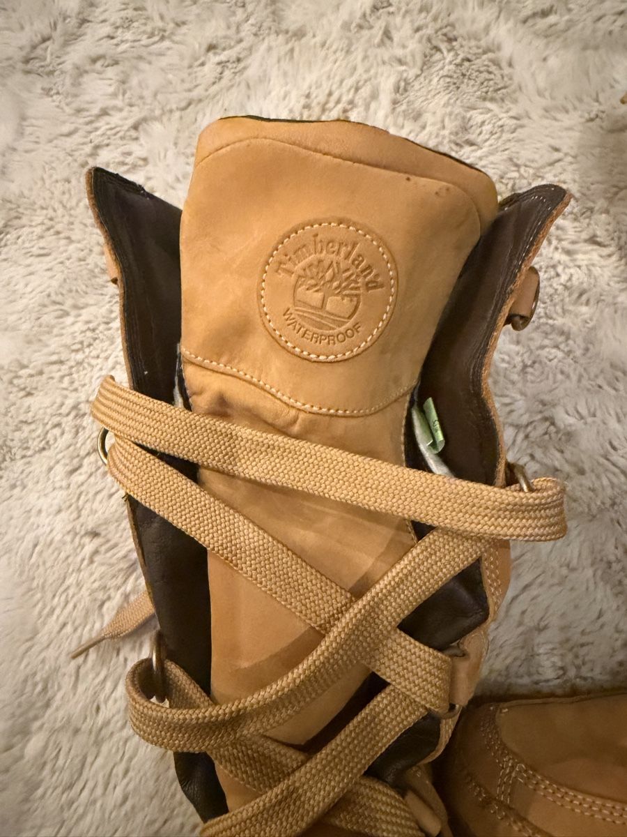 Timberland Scarpe da uomo: Stiefel Timberland Waterproof braun hell gebraucht – Nuovo (secondo la descrizione) da Flumserberg Theim venduto da dar_fch8 2