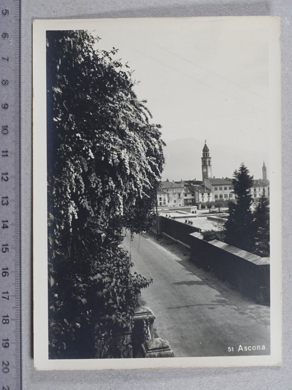 Cartoline postali: Ascona, 1963 – Usato da Lenzburg venduto da fh1