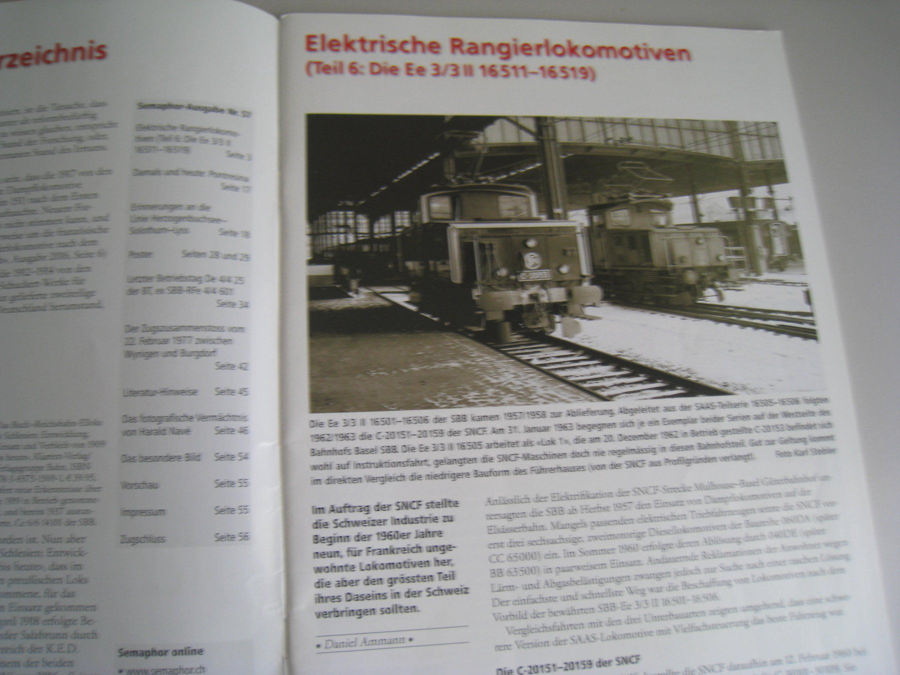 Zeitschriften & Magazine: Semaphor Ausgabe Frühling 2018, Nummer 57 – Gebraucht aus Buchs ZH von swiss-train 1