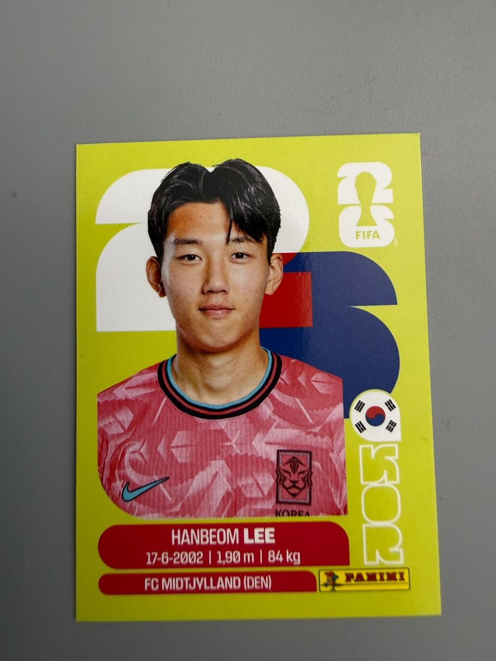 Panini Cartes à collectionner: Panini Korea Hanbeom Lee KOR7 – D'occasion à Liebefeld par Ronaldo-1996