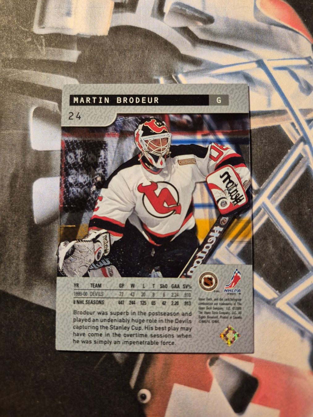 NHL Carte collezionabili: NHL Martin Brodeur New Jersey Devils – Usato da Treiten venduto da Sauber73 1
