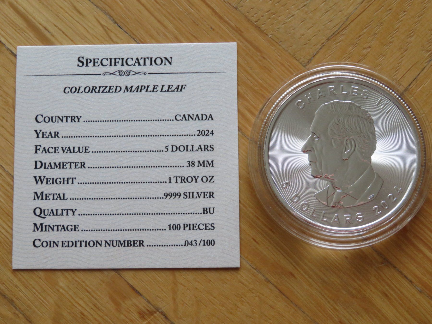 Tutti le monete: Magic Skull 2024 Maple Leaf 1 OZ SILBER -COLOR EDIT – Nuovo (secondo la descrizione) da Wetzikon ZH venduto da Nicki6 2