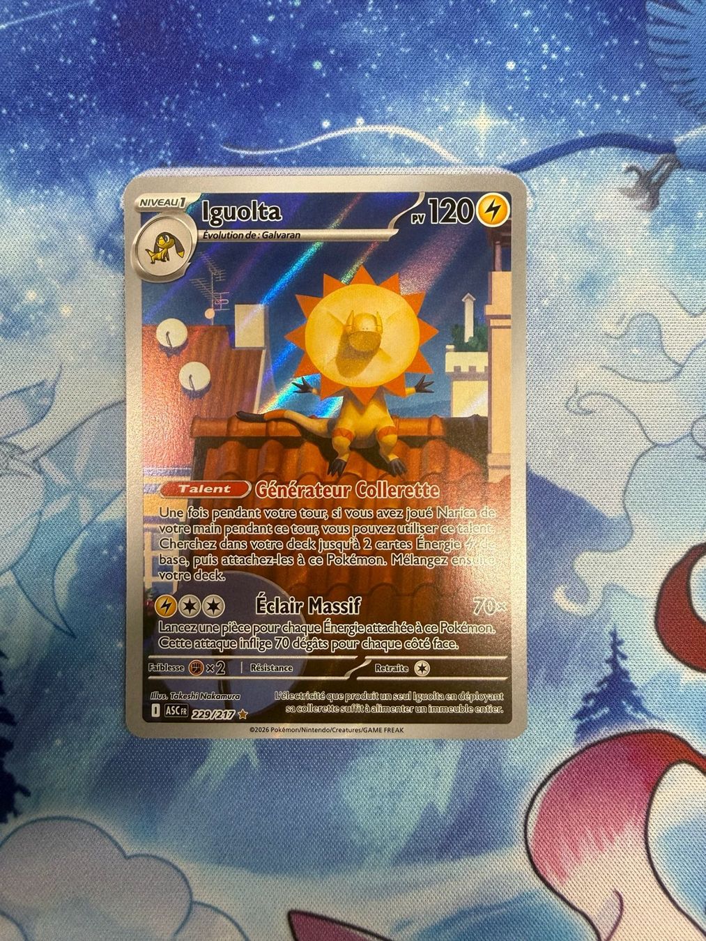 Pokémon Carte collezionabili: Iguolta AR - ASC 229 FR – Nuovo (secondo la descrizione) da Courgenay venduto da ScamBoxOff