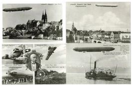 4 AK Luftschiff Zeppelin (Reprints!)
