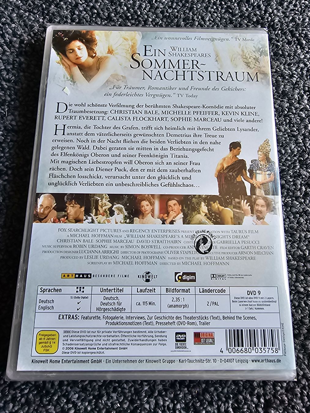 Tutti i DVDs: William Shakespeare Ein Sommernachtstraum Neuverpackt – Nuovo e nell'imballaggio originale da Ruswil venduto da jan_bxl5 1