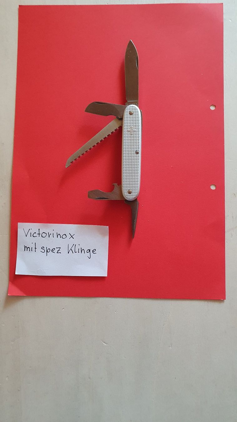 Victorinox Coltelli tascabile: Schweizer Messer Victorinox mit spez. Klinge – Usato da Richigen venduto da Auerhahn11