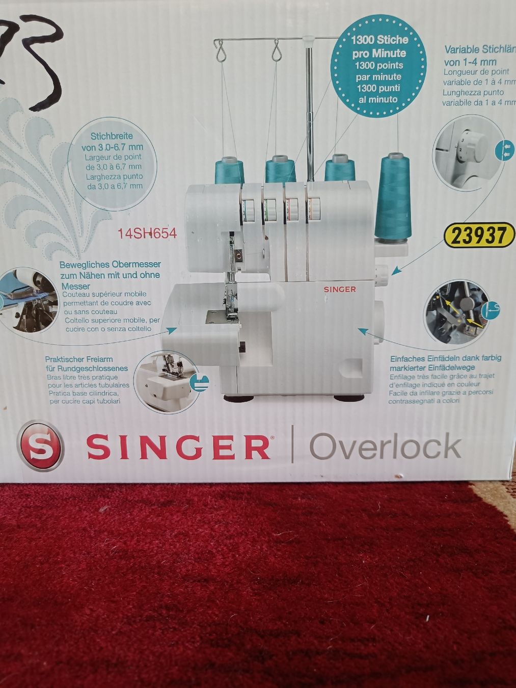 Nähmaschinen: Overlock Maschine Singer – Neu und originalverpackt aus Frauenfeld von terra-sky