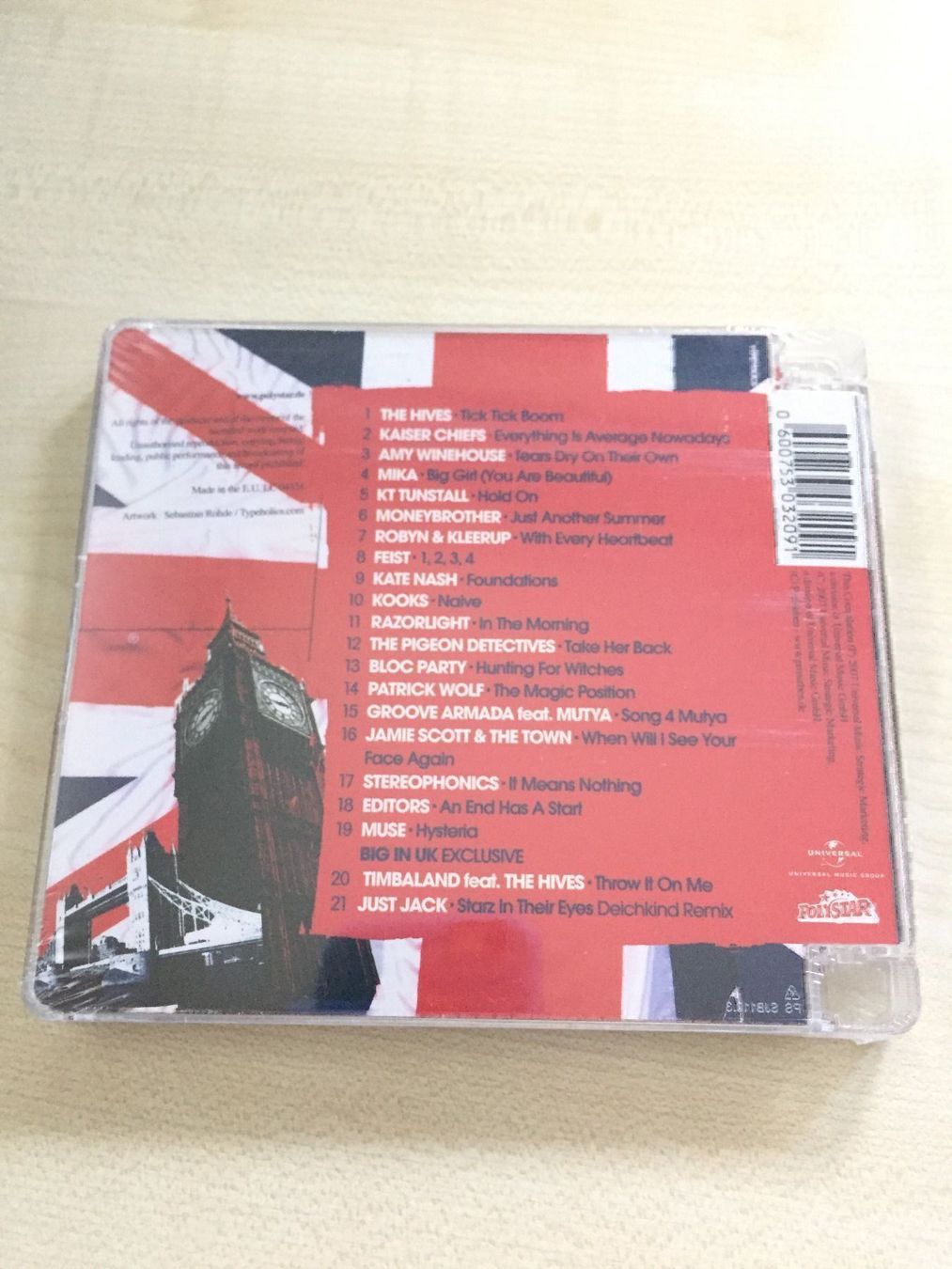 CDs: Big in UK - The biggest Smash Hits – Neu und originalverpackt aus Rüti ZH von alumedien 1