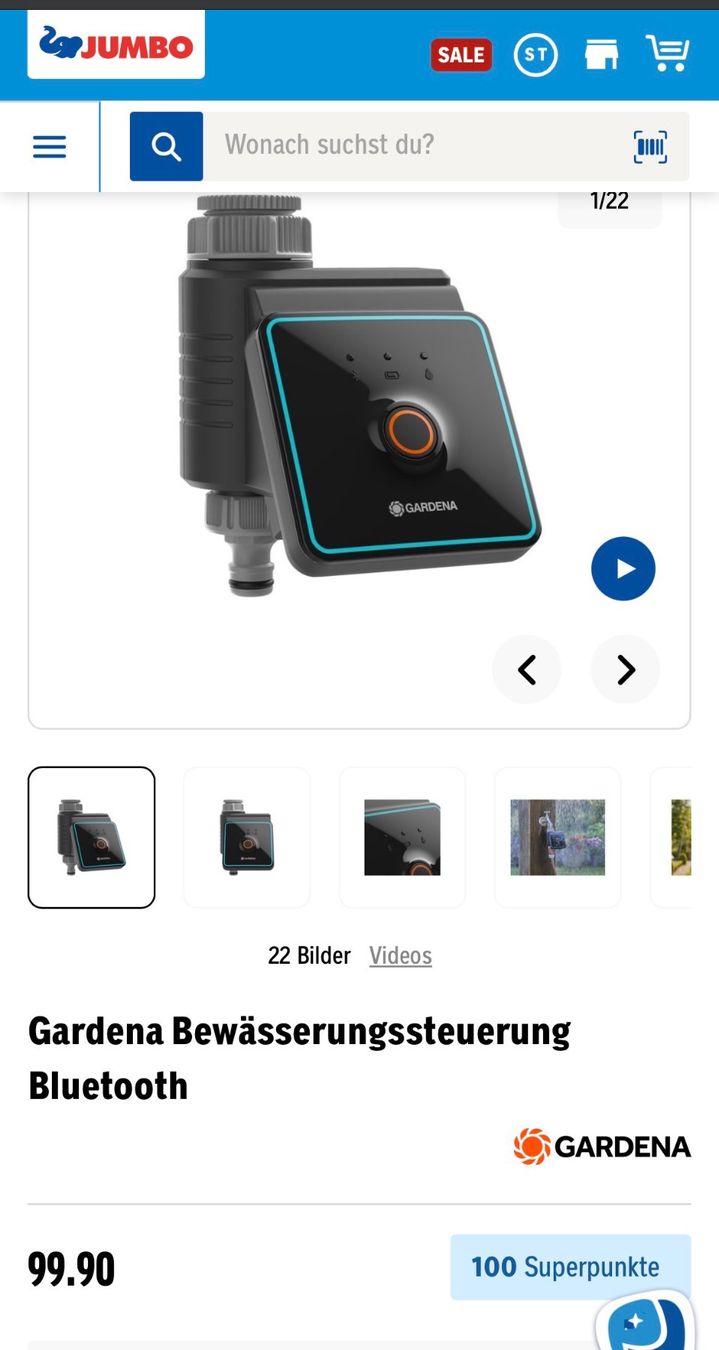 Gardena Alle Werkzeuge: Gardena Bewässerungscomputer mit Bodenfeuchte-Sensor – Gebraucht aus Flüh von Simmeli 6