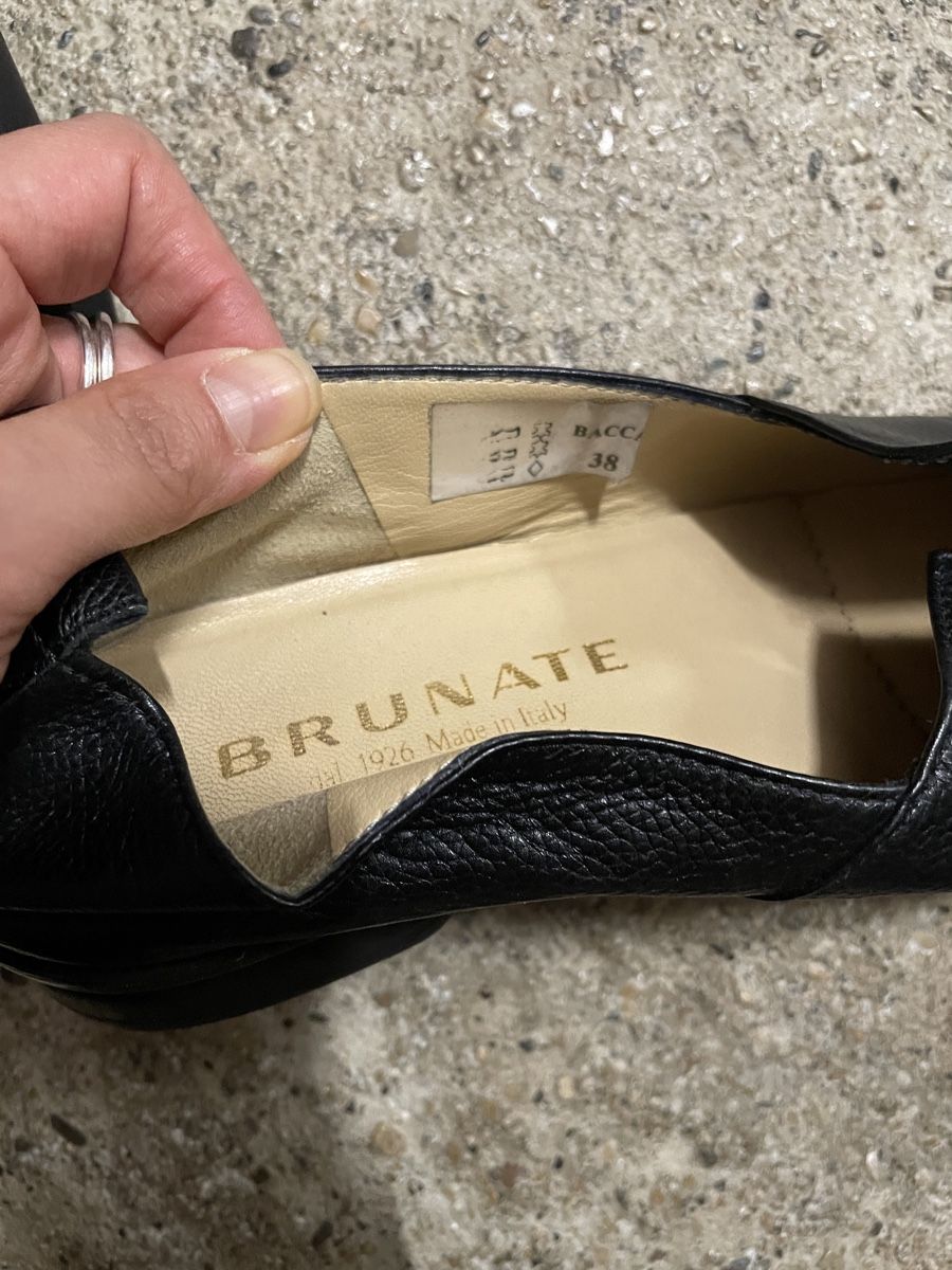 Brunate Chaussures femmes: Brunate black leather ballet flats size 38 – D'occasion à Neuchatel par shi_9fzw 3