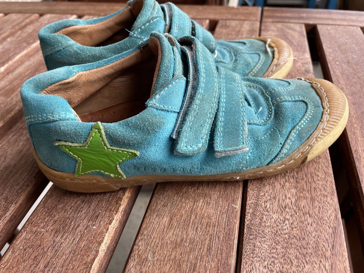 Bisgaard Schuhe für Jungen: Blsgaard Halbschuhe Leder, Grösse 32, türkis – Gebraucht aus Bern von brup 1