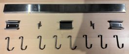 Ikea Rimforsa Leiste, 8 Haken, 60 cm, Edelstahl