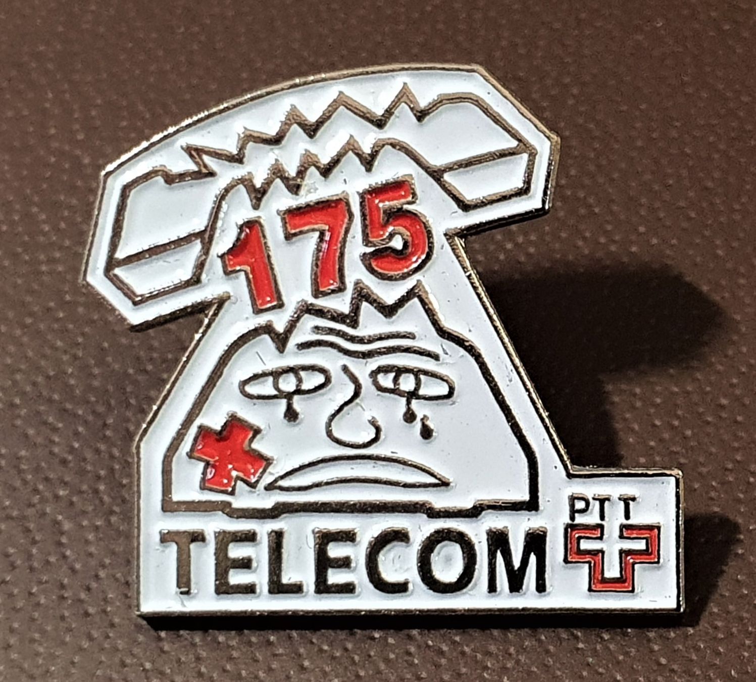 Placchette & Badge: P901 - Pin Post PTT Telecom Sörungsdienst 175 – Usato da Reinach BL venduto da Boston-Verkauf