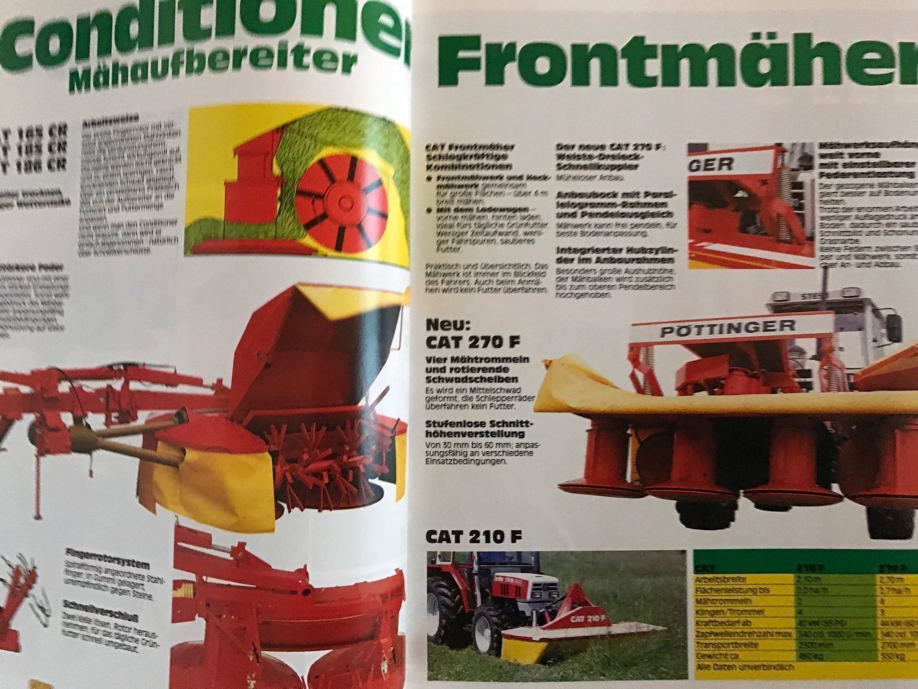 Traktoren: Pöttinger Prospekt Traktor Zubehör – Gebraucht aus Balterswil von Jeko1967 5
