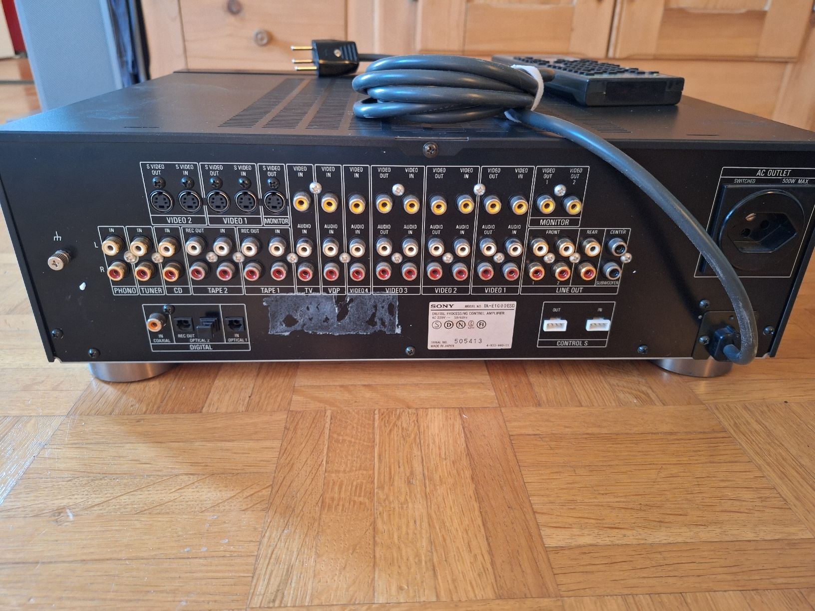 Sony Amplificatori: Sony Vorverstärker TA-E1000ESD – Usato da Winterthur venduto da stianino 3
