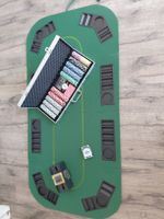 Poker-Tisch mit Zubehör, nur kurz gebraucht, wie neu