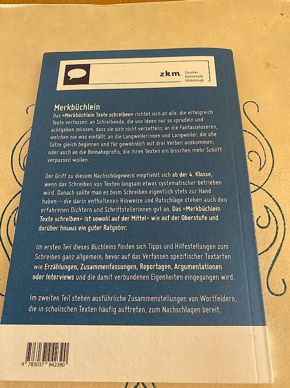Libri: texte schreiben – Nuovo e nell'imballaggio originale da Zürich venduto da lazzeri 1