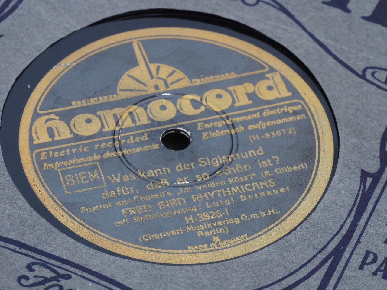 Schallplatten: DISQUES 78 TOURS – Gebraucht aus Lausanne von Leag 8