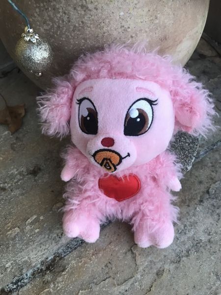 Migros Statuette: Migros Ostern Hase rosa  Plüsch – Nuovo (secondo la descrizione) da Bergdietikon venduto da antovale