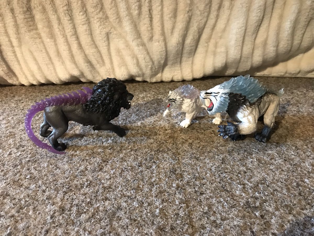 Schleich Figuren: Eldrador 3er Set Löwen Figuren – Gebraucht aus Hemmental von dwa_5ghn