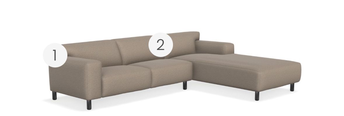 Sofas: Ecksofa in Taupe 316cm x 225cm – Gebraucht aus Luzern von maarteii 4
