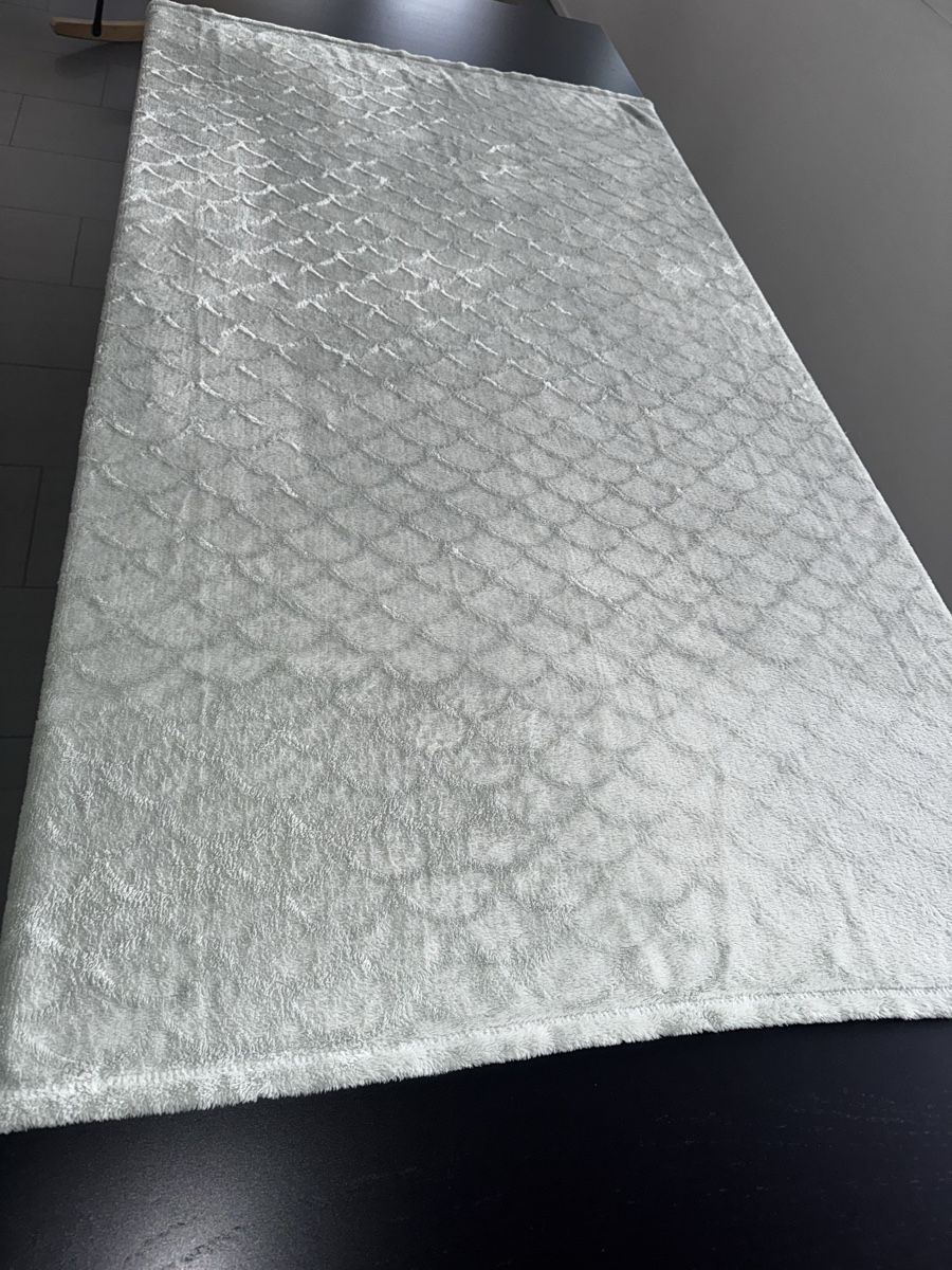 Coperte: Kuschelige Decken mit Fischschuppenmuster, mintgrün – Nuovo (secondo la descrizione) da Zürich venduto da Jen10 2
