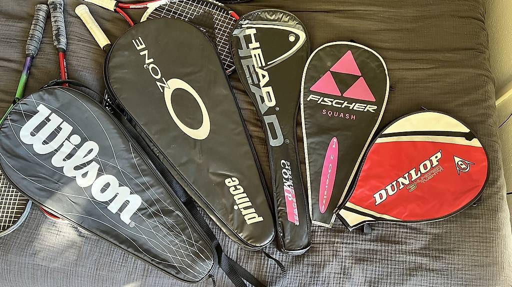 Racchette: Racchette tennis + squash + palline – Usato da Morbio Inferiore venduto da fil_qkj6 1