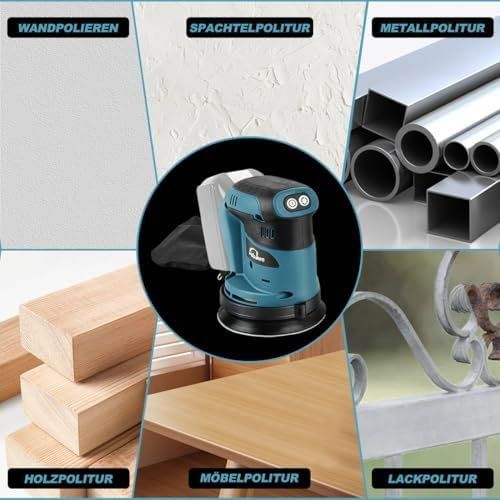 Schleifen & Polieren: Akku Exzenterschleifer – Neu und originalverpackt aus Hundwil von Equiply 7