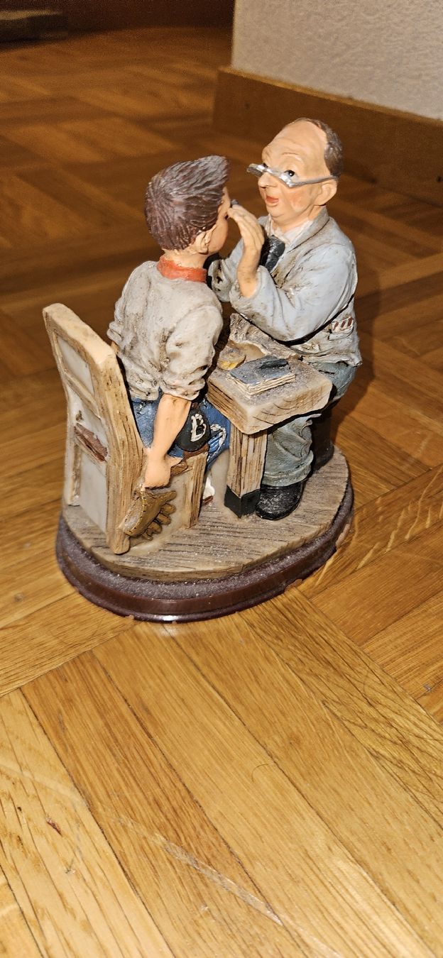 Figuren: Figurine artisan opticien "Poli" vintage – Neu (gemäss Beschreibung) aus Ecublens VD von S.loeb