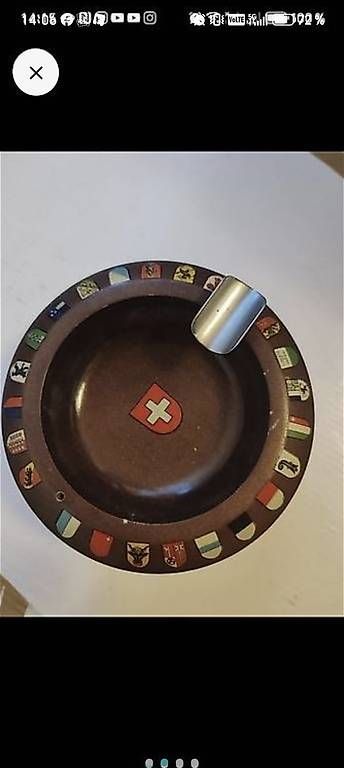 Aschenbecher: Antiker Aschenbecher  – Gebraucht aus Wila von neu_s8qs