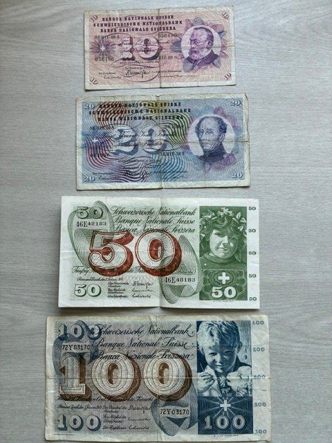 Banconote: Banknoten Schweiz Sammlung – Usato da Kräiligen venduto da hkk