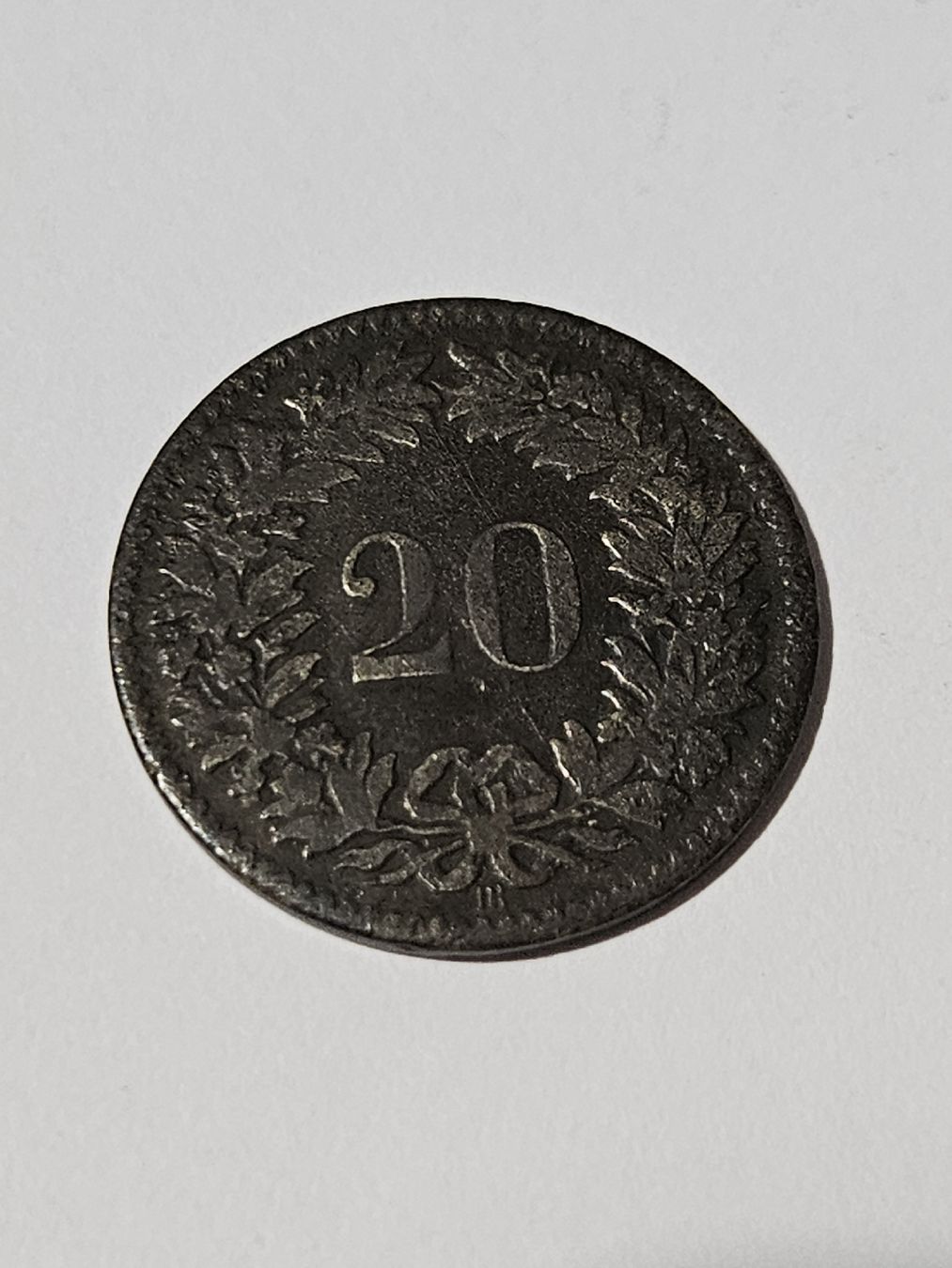 Tutti le monete: 20 Rappen 1851 – Usato da Pfäffikon ZH venduto da Melibol 1